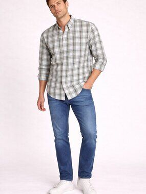 Caribbean Joe Men's Plaid Shirt